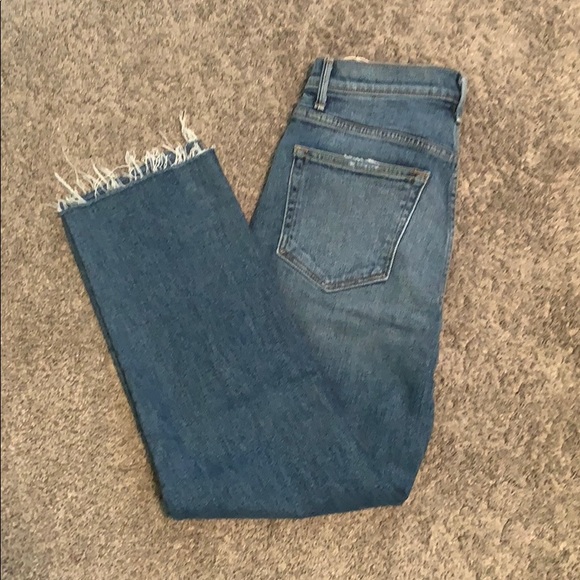 GRLFRND HELENA cropped mid rise straight leg jeans - Picture 3 of 8